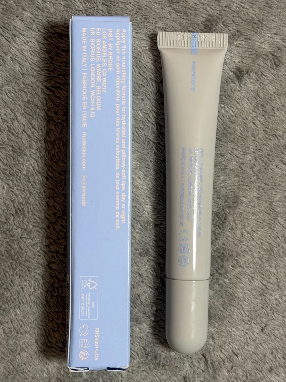 RHODE Mecca Exclusive Peptide Lip Treatment in Sugarberry🫐